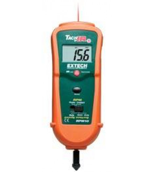 RPM10: Photo/Contact Tachometer with built-in InfraRed Thermometer